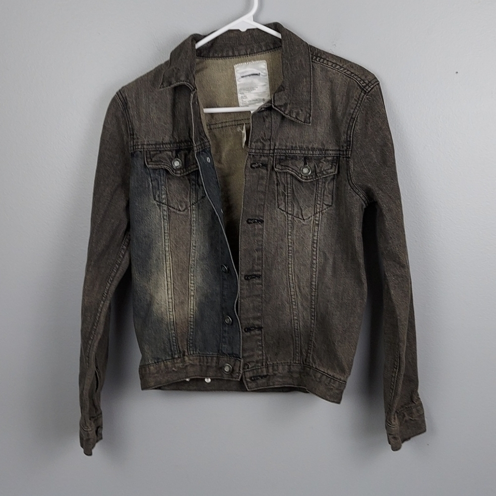 NWT Black Denim Jacket by Browny, XS